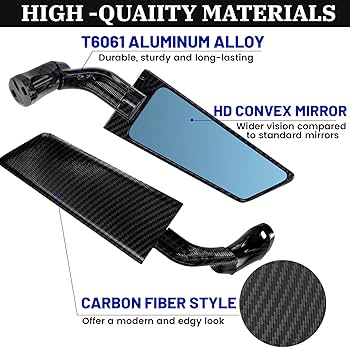 syo☆chiroru Amazon.com: XINGWU Motorcycle Mirrors Adjustable Rotating